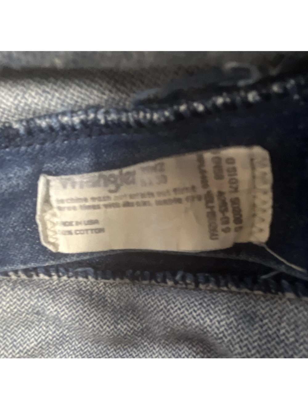 Vintage 1989 Wrangler Jeans Made in USA 36x30 Excellent Condition 100% Cotton - Picture 4 of 6